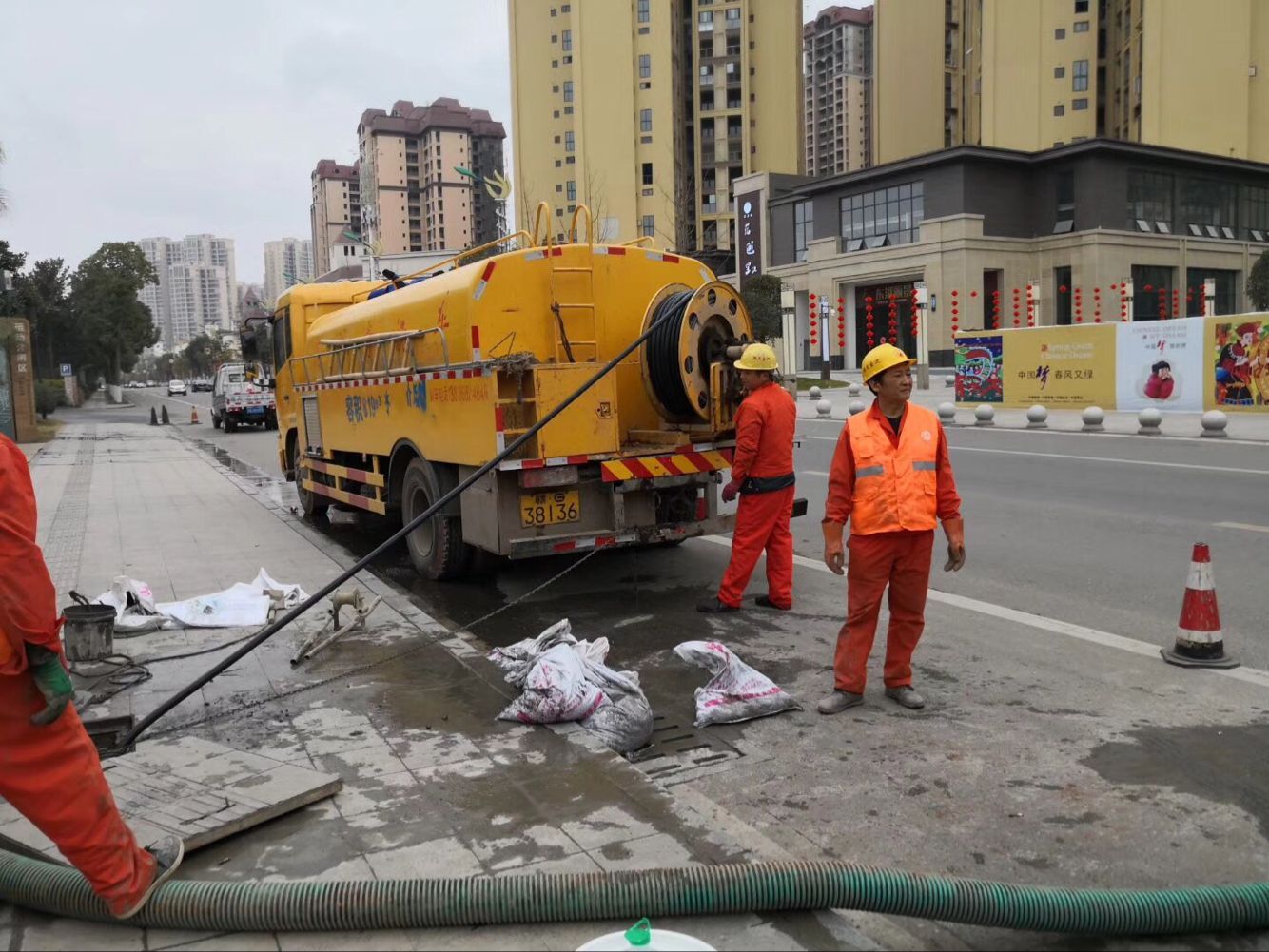 双滦排污管道清淤-管道清洗